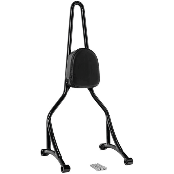 BOLT-ON TALL SISSY BARS WITH PAD Tall Sissybar + Pad Black FXBB18-Up