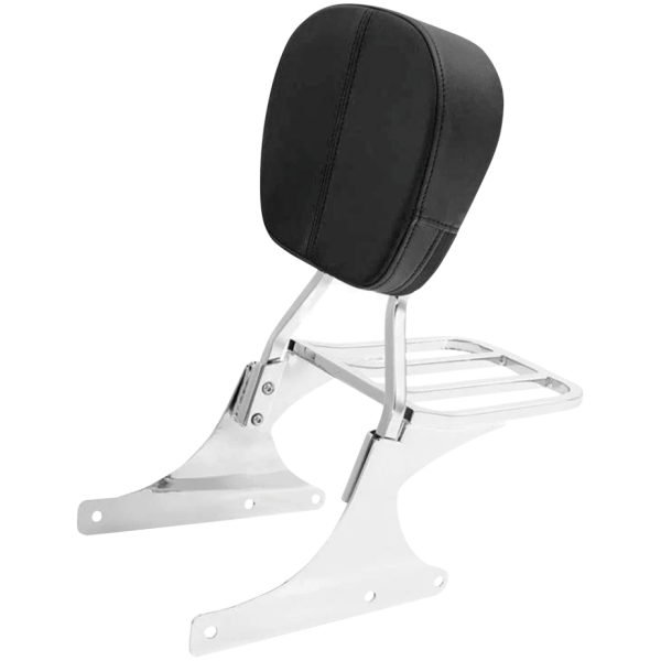 RIGID MOUNT SISSY BAR & RACK KITS FOR SOFTAIL Rigid Sissybar + Pad/Rack Chr FLST86-17