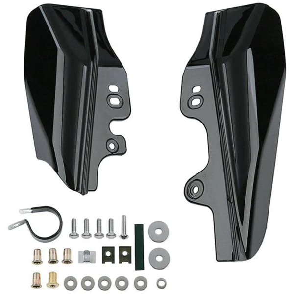 MID FRAME AIR DEFLECTORS FOR TOURING Mid Frame Air Deflector Blk FLH/T01-08
