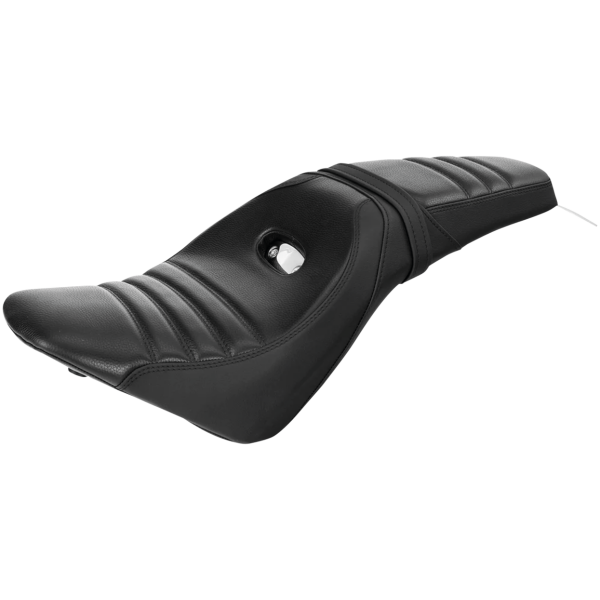 C.C. RIDER 2-UP PLEATED SEAT FOR INDIAN SCOUT 2-Up Pleated Seat Black Scout15-Up
