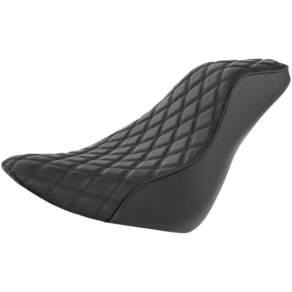 C.C. RIDER SOLO SEAT FOR MILWAUKEE EIGHT SOFTAIL Solo Diamond 2 Seat Black ST18-Up