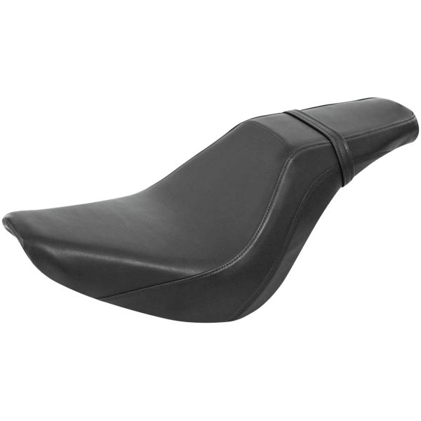 C.C. RIDER STEP-UP SEAT FOR MILWAUKEE EIGHT SOFTAIL 2-Up Plain Seat Black FXBB18-Up