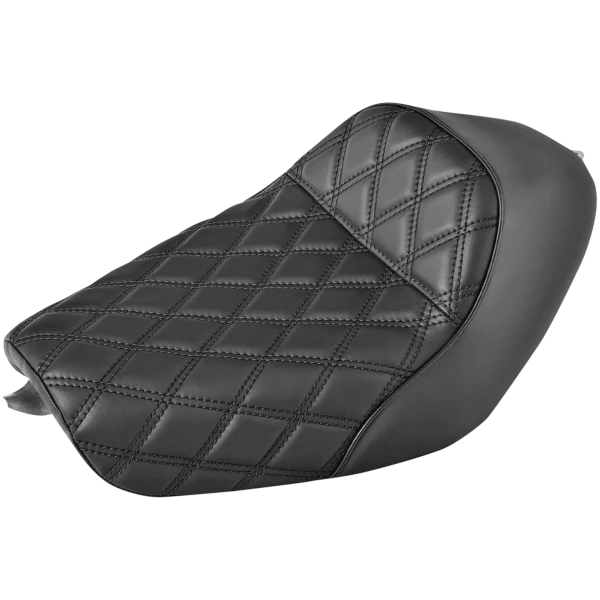 C.C. RIDER TAPER TAIL SOLO SEAT FOR SPORTSTER Solo Diamond 1 Seat Black XL10-22