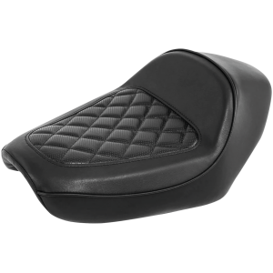 C.C. RIDER TAPER TAIL SOLO SEAT FOR SPORTSTER Solo Diamond 2 Seat Black XL10-22