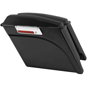STRETCHED 1993-2013 STYLE TOURING HARD BAGS Ext. Saddlebags Gloss Black FLH/T93-13