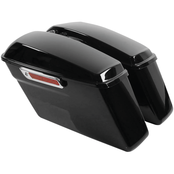 2014 TO PRESENT STYLE STANDARD TOURING HARD BAGS Saddlebags Gloss Black FLH/T14-Up