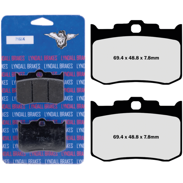 BRAKE PADS FOR AFTER MARKET CALIPERS FR+RR Pads Xtreme PM Four Piston Caliper