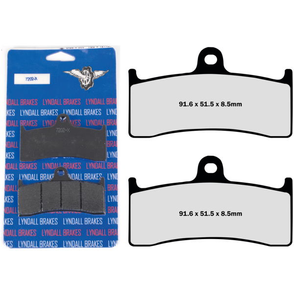 BRAKE PADS FOR AFTER MARKET CALIPERS FR+RR Pads Xtreme PM Six Piston Caliper