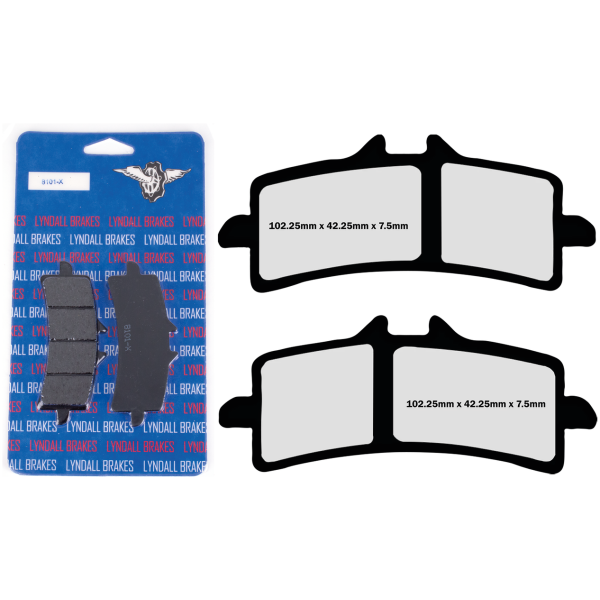 BRAKE PADS FOR AFTER MARKET CALIPERS FR+RR Pads Xtreme Rad. Brembo 4 Piston