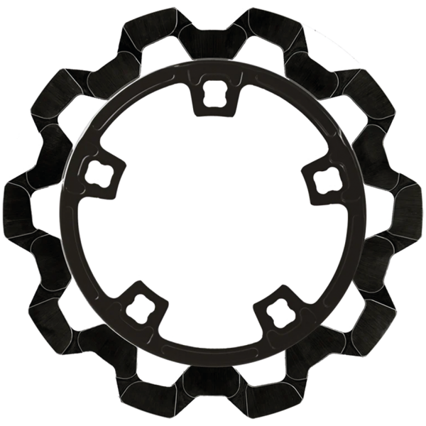 LYNDALL FULL FLOATING ENFORCER BRAKE DISCS FR Bow-Tie 11.8"x5mm BL/BL Enforcer