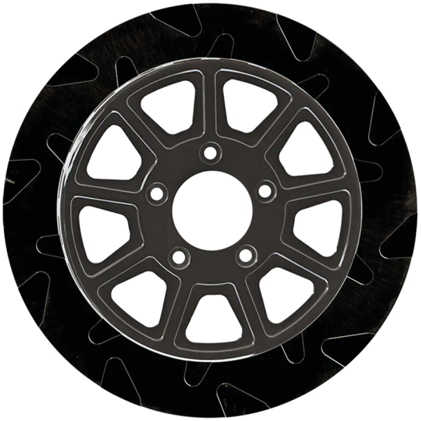 LYNDALL FLOATING DISC BRAKE ROTORS FR Smooth 11.8"x5mm BL/BL 9-Spoke