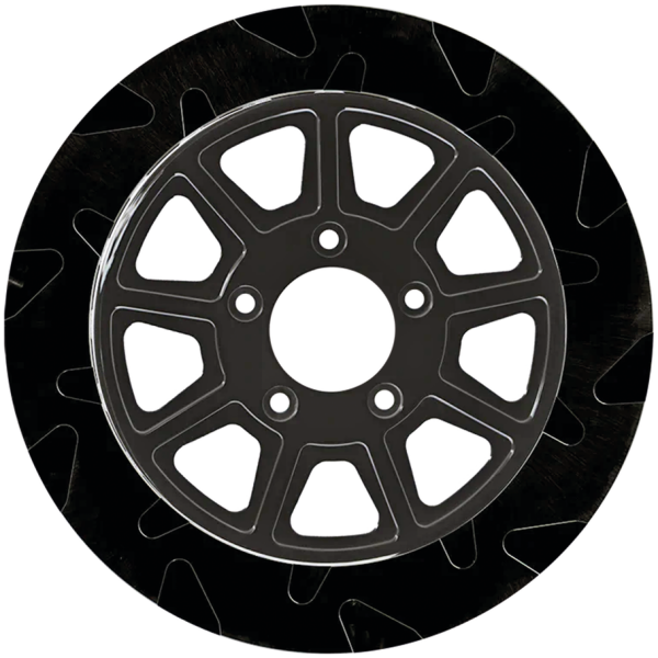 LYNDALL FLOATING DISC BRAKE ROTORS RR Smooth 11.8"x7mm BL/BL 9-Spoke