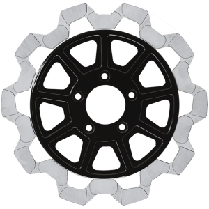 LYNDALL FLOATING DISC BRAKE ROTORS FR Bow-Tie 11.5"x5mm BL/MF 9-Spoke
