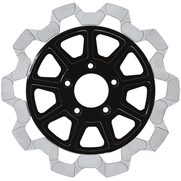 LYNDALL FLOATING DISC BRAKE ROTORS FR Bow-Tie 11.5"x5mm BL/MF 9-Spoke