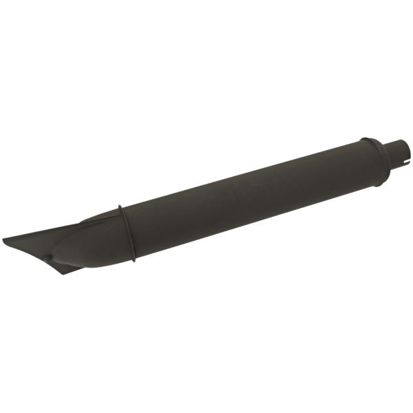 REPLICA ROCKET STYLE MUFFLER FOR 1941-1949 BIG TWIN Muffler replica 1941-48 U/UL/EL/FL black
