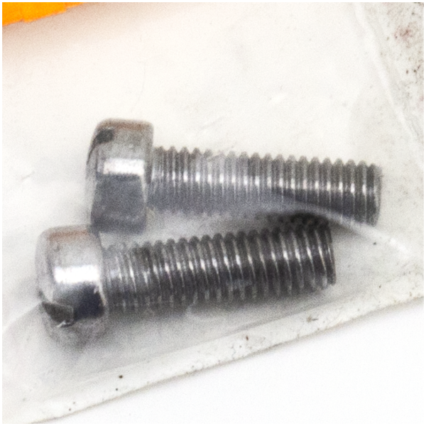 FILLISTER HEAD SCREWS Screw generator cover set of 2 37-69 Chr