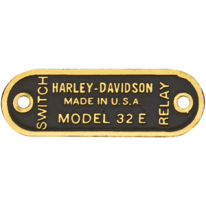 3-BRUSH "32E" & "52E" GENERATOR PARTS FOR MODELS 1932-1957 Name plate relay-switch brass 32E genera