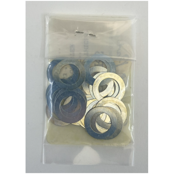 3-BRUSH "32E" & "52E" GENERATOR PARTS FOR MODELS 1932-1957 25pck Washer, 31/64"x3/4"x1/64"