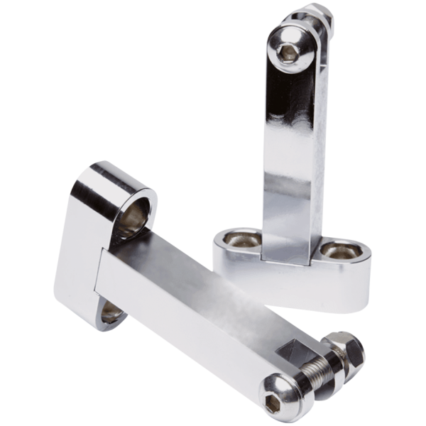 VITY'S DESIGN PASSENGER PEG MOUNTS FOR TOURING BRACKET MOUNTING REAR FLRBRD CHR
