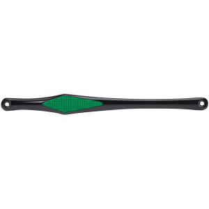 VITY'S DESIGN DIAMOND SHIFTER RODS DIAMOND SHIFT ROD BLK W/ GREEN DIAMOND