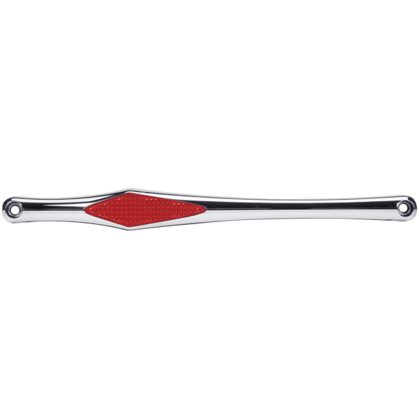 VITY'S DESIGN DIAMOND SHIFTER RODS DIAMOND SHIFT ROD CHR W/ RED DIAMOND