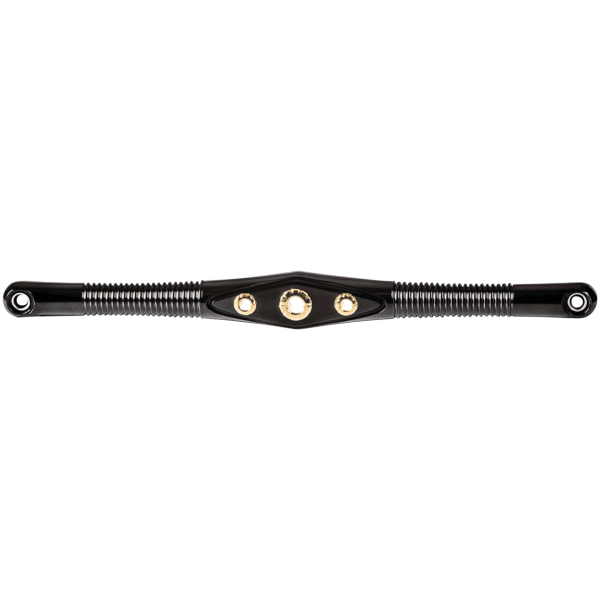VITY'S DESIGN GEM STYLE SHIFTER RODS SHIFT ROD BLK AND BRASS GEMS TC+ME