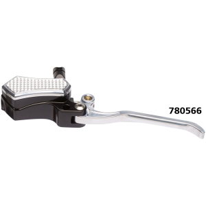 VITY'S "DIAMOND SLIM" DESIGN HANDLEBAR CONTROLS DMND BRAKE M/C POL CAP BRS LVR BS 9/16"