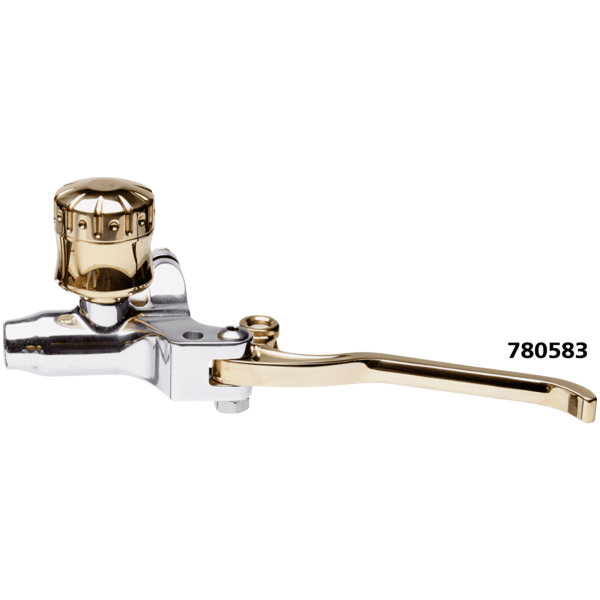 VITY'S "MATTHEW" DESIGN HANDLEBAR CONTROLS Hydr CLUTCH POLISH TANK BRASS LEVER BRAS