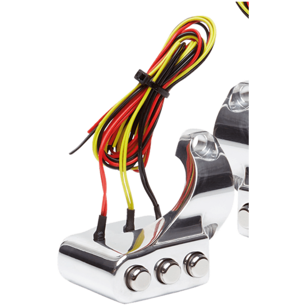 SWITCHES & SPACERS FOR VITY'S DESIGN HANDLEBAR CONTROLS SWITCH HOUSINGS POLISH LEFT