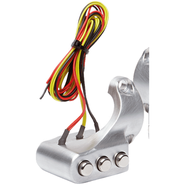 SWITCHES & SPACERS FOR VITY'S DESIGN HANDLEBAR CONTROLS SWITCH HOUSINGS SATIN LEFT