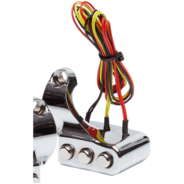SWITCHES & SPACERS FOR VITY'S DESIGN HANDLEBAR CONTROLS SWITCH HOUSINGS CHR RIGHT