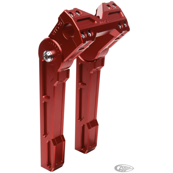 VITY'S DESIGN ADJUSTABLE RISERS Adjustable 10" riser set Red