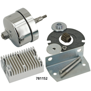 12 VOLT ALTERNATOR KIT FOR GENERATOR MODELS Alternator conversion kit BT41-69 Chrome