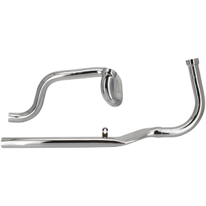 TRUE DUAL HEADERS FOR PANHEAD & SHOVELHEAD Chr Panhead 48-64 cross over headers