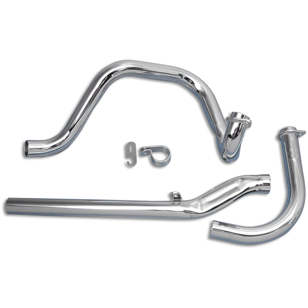 TRUE DUAL HEADERS FOR PANHEAD & SHOVELHEAD Chr Shovelhead 66-69 cross over headers