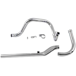 TRUE DUAL HEADERS FOR PANHEAD & SHOVELHEAD Chr BT65 Panhead x-over headers