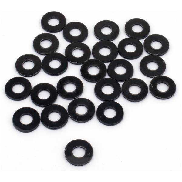 NYLON WASHERS FOR 1/4" SCREWS 25pck Nylon Washer 1/4"x9/16"x1/16"