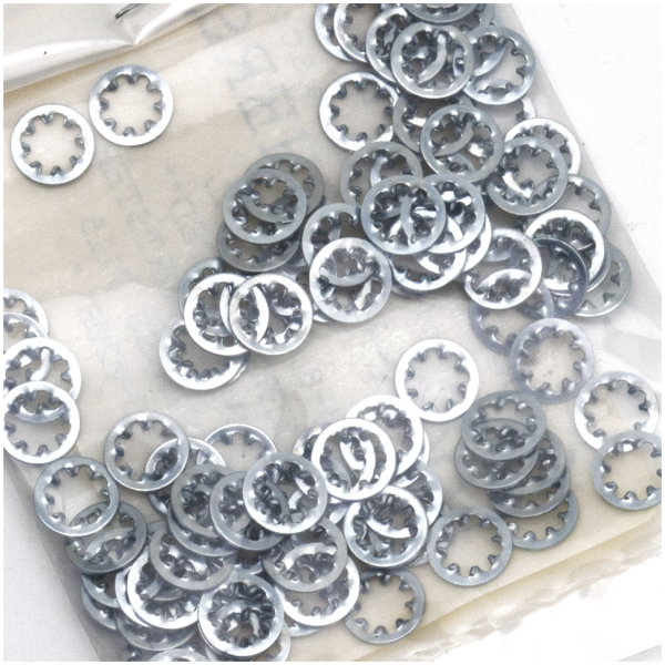 INTERNAL AND EXTERNAL LOCK WASHERS 100pck Lockwasher #8 internal