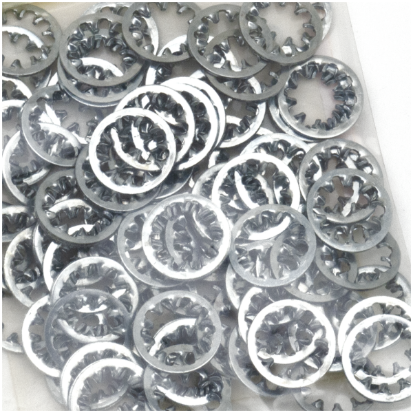 1952-1979 FOOT SHIFT RATCHET TOP 100pck Lockwasher 1/4" internal