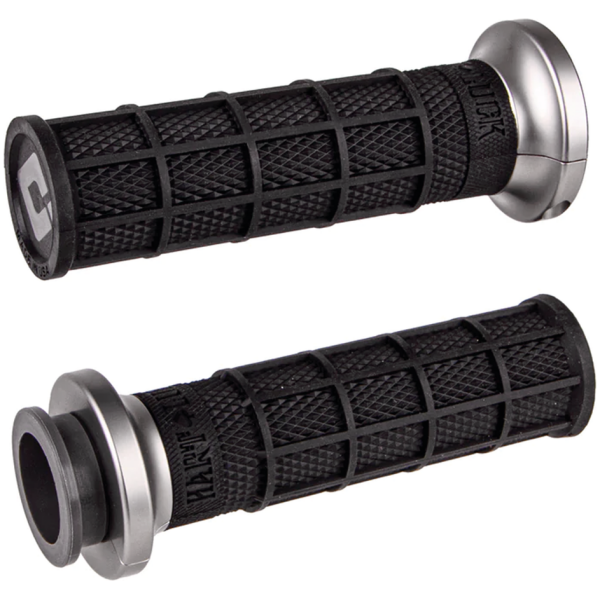 ODI HART-LUCK LOCK-ON SIGNATURE FULL-WAFFLE SLIP-ON GRIPS Hart Luck lock-on Indian grip Blk/gra/gr