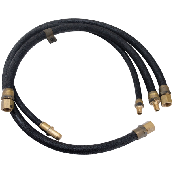 SAMWEL FLEXIBLE OIL LINES FOR WLC Oil lines flexible WLC black set of 3