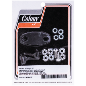 HORN MOUNT HARDWARE KITS Horn mounting set 1946-48 black