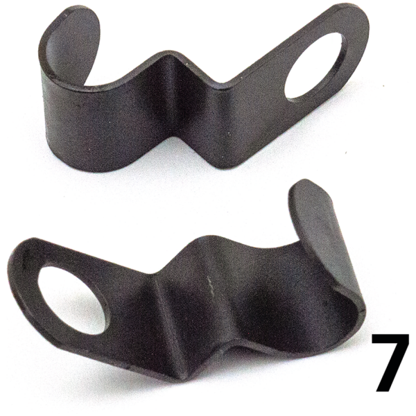 WIRE AND CABLE CLIPS FOR VINTAGE MODELS Park Horn Wire Clip BT38-57 + WL set