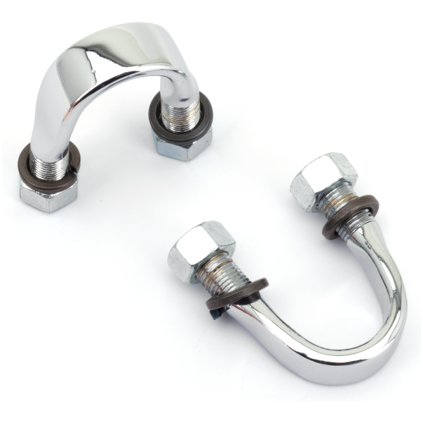 REAR CRASH BARS FOR 45CI MODELS U-BOLT guard rear w/ nuts set of 2 WL Ch