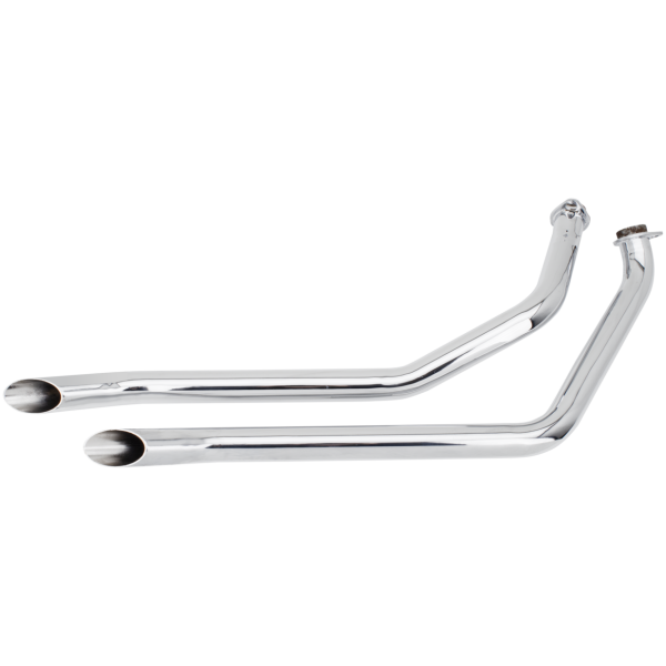 GOOSENECK DRAG PIPES FOR FX SHOVELHEAD Goose Drag Pipes Chrome FXE70-84