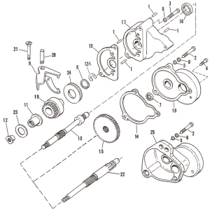 STARTER HOUSING PARTS FOR BELT DRIVEN FLH & FX 10Pck Retaining ring