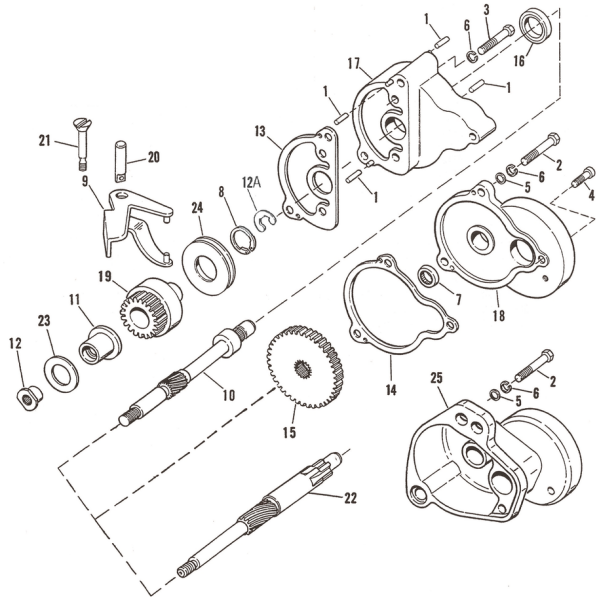 STARTER HOUSING PARTS FOR BELT DRIVEN FLH & FX Starter Housing 82-84 Classic