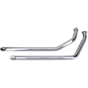 RADII DRAG PIPES FOR ELECTRIC START FX SHOVELHEAD Chr Radii drag pipes FXE71-84 slash cut