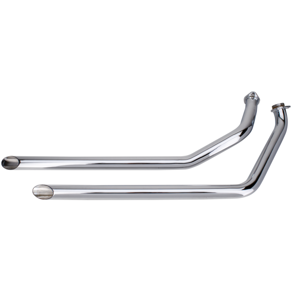 RADII DRAG PIPES FOR ELECTRIC START FX SHOVELHEAD Chr Radii drag pipes FXE71-84 slash cut