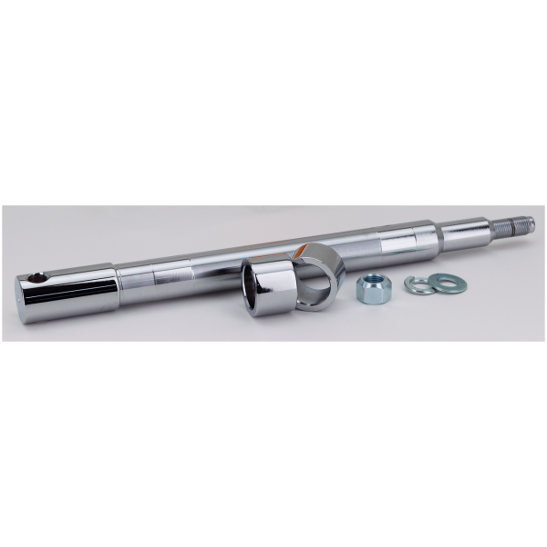CHROME PLATED FRONT AND REAR AXLES FR wheel axle kit FLH/T00-07